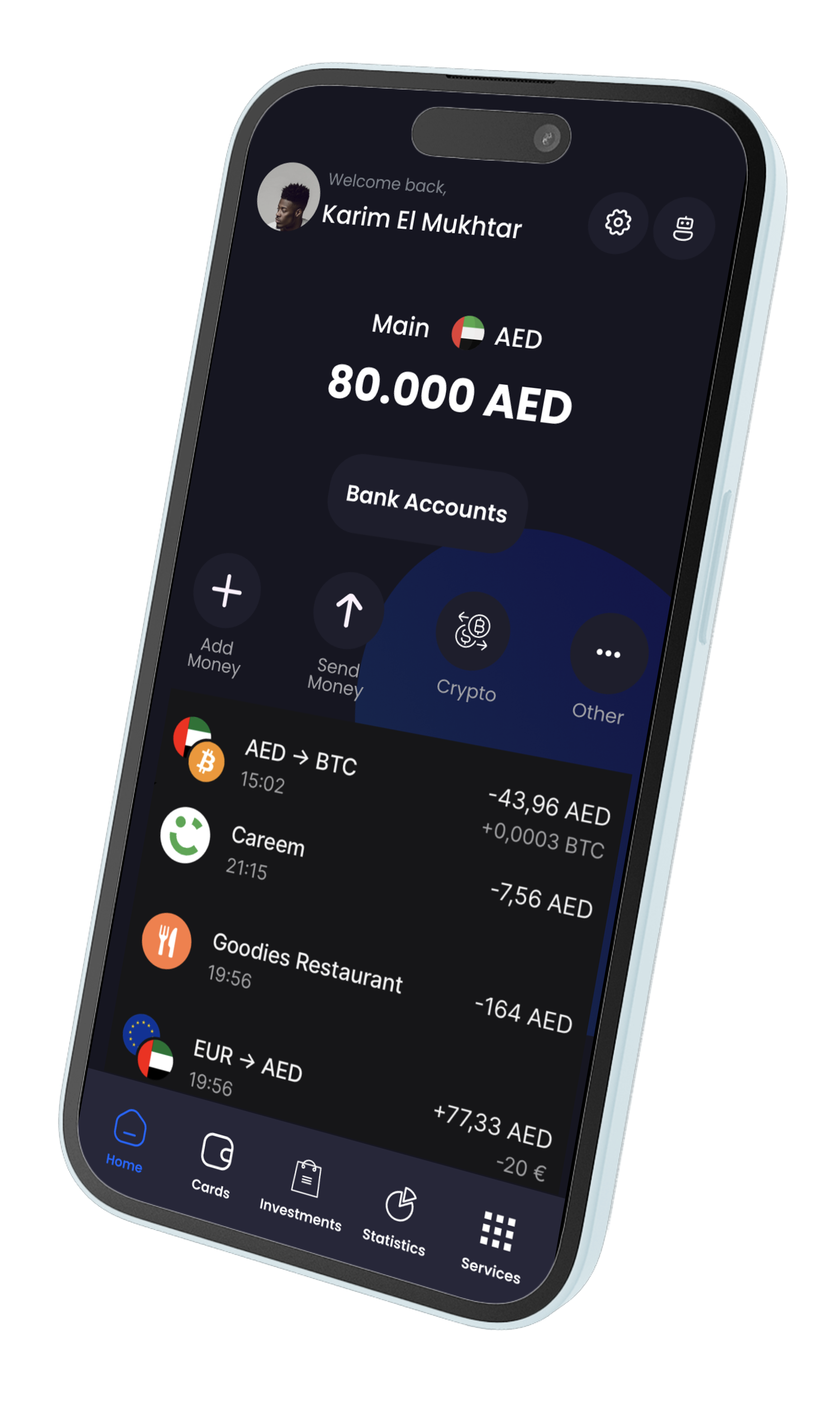 KanziFi App Interface